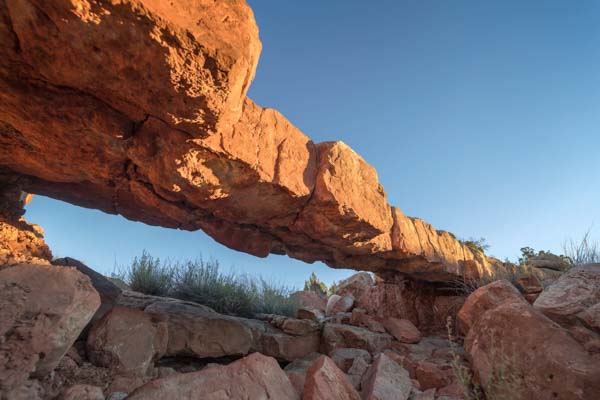 Cobblestone Arch at Dawn